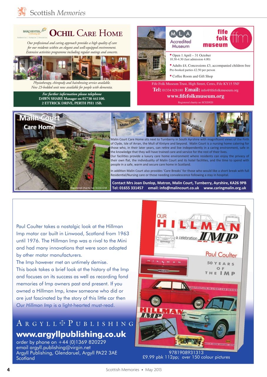 Scottish Memories Preview Pages