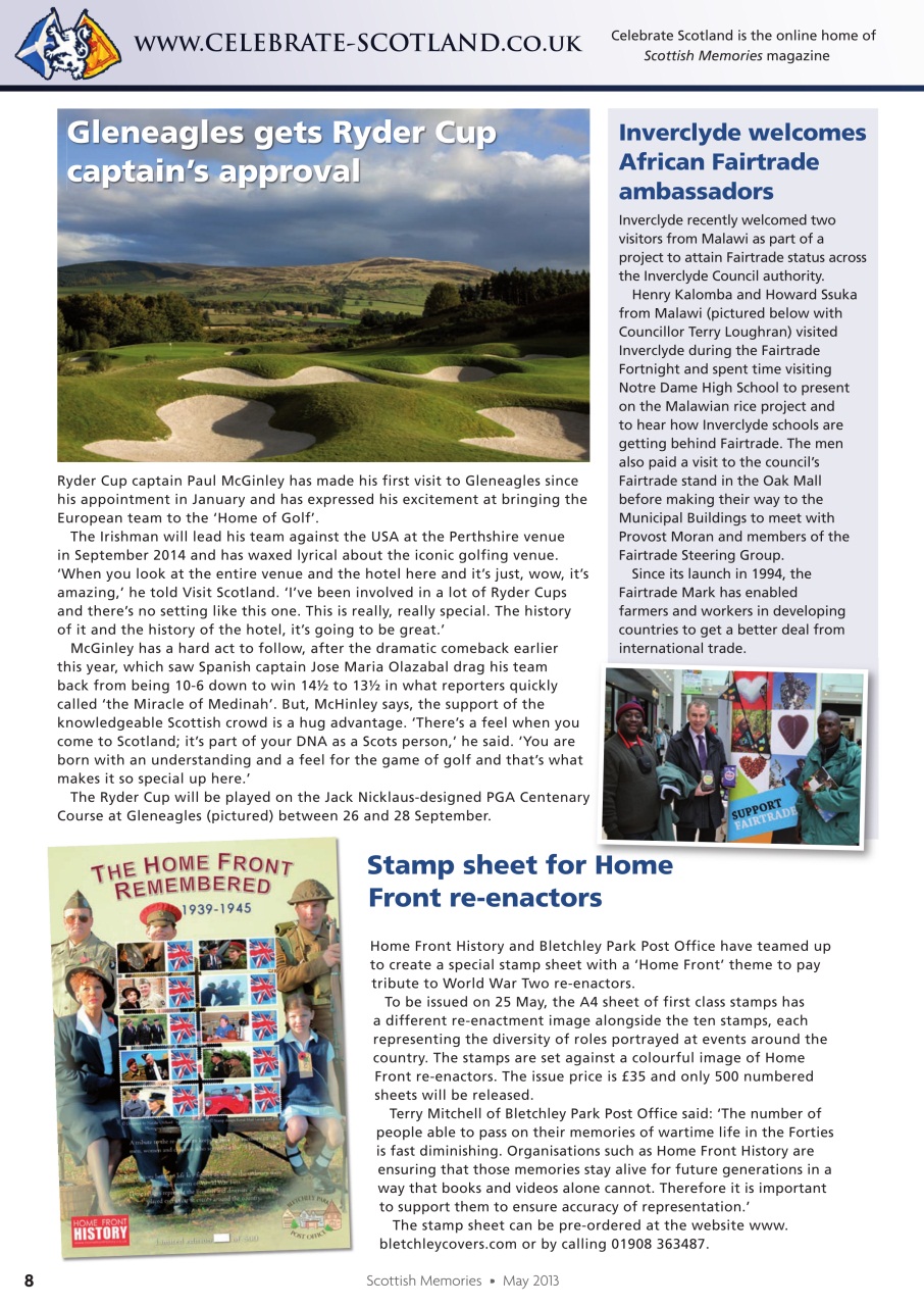 Scottish Memories Preview Pages