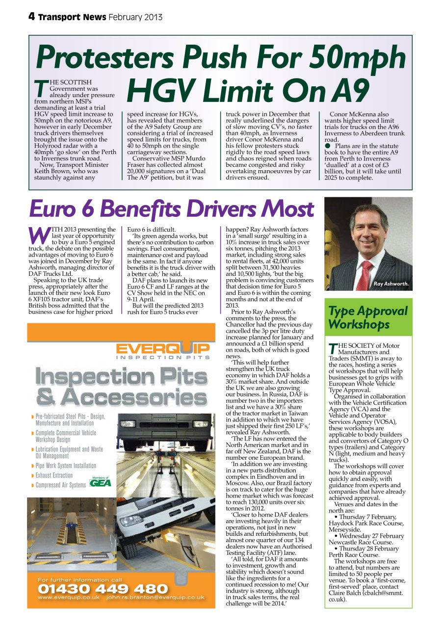 Transport News Preview Pages
