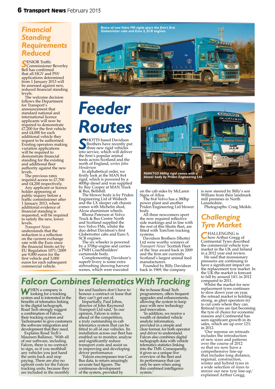 Transport News Preview Pages