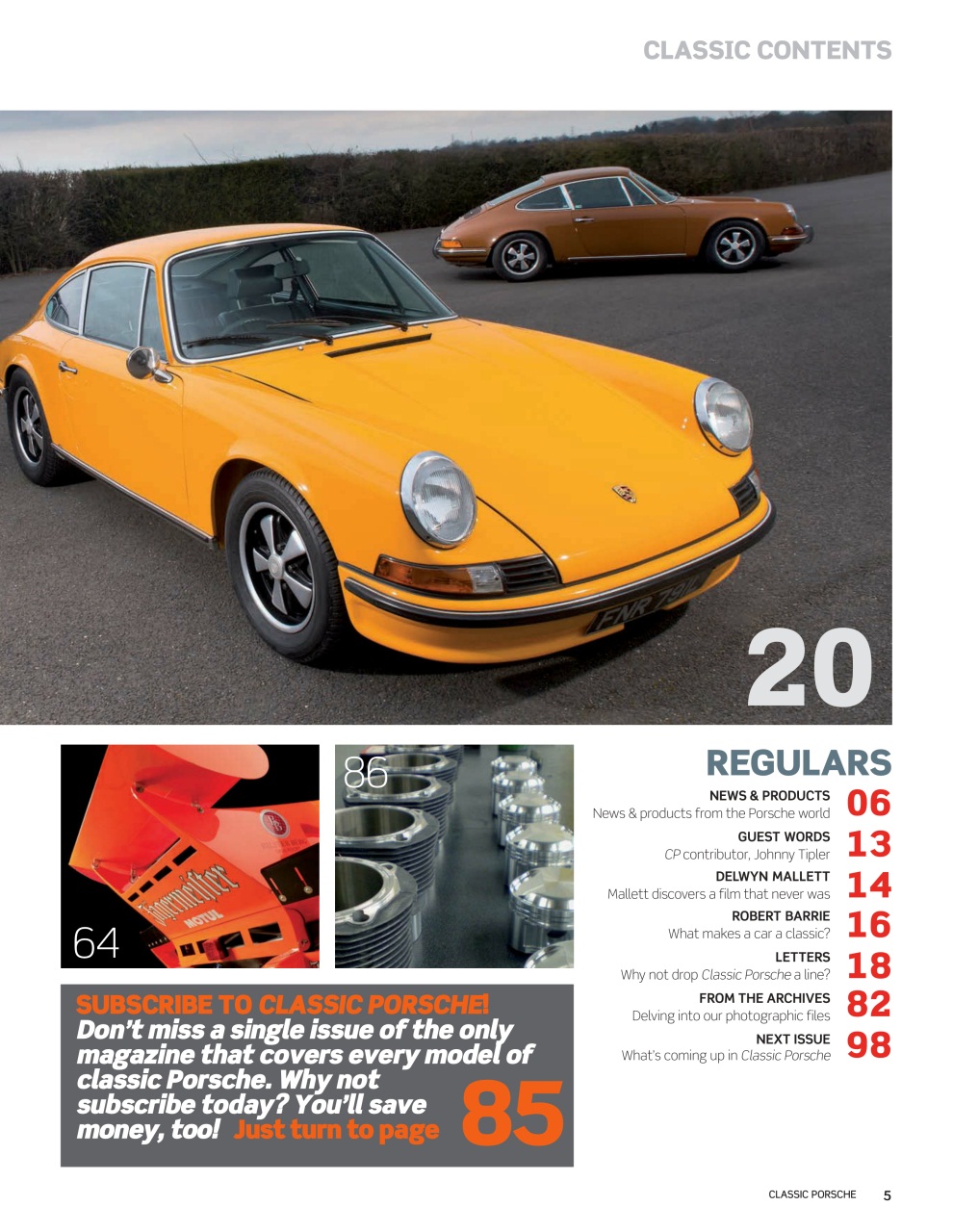 Classic Porsche Preview Pages