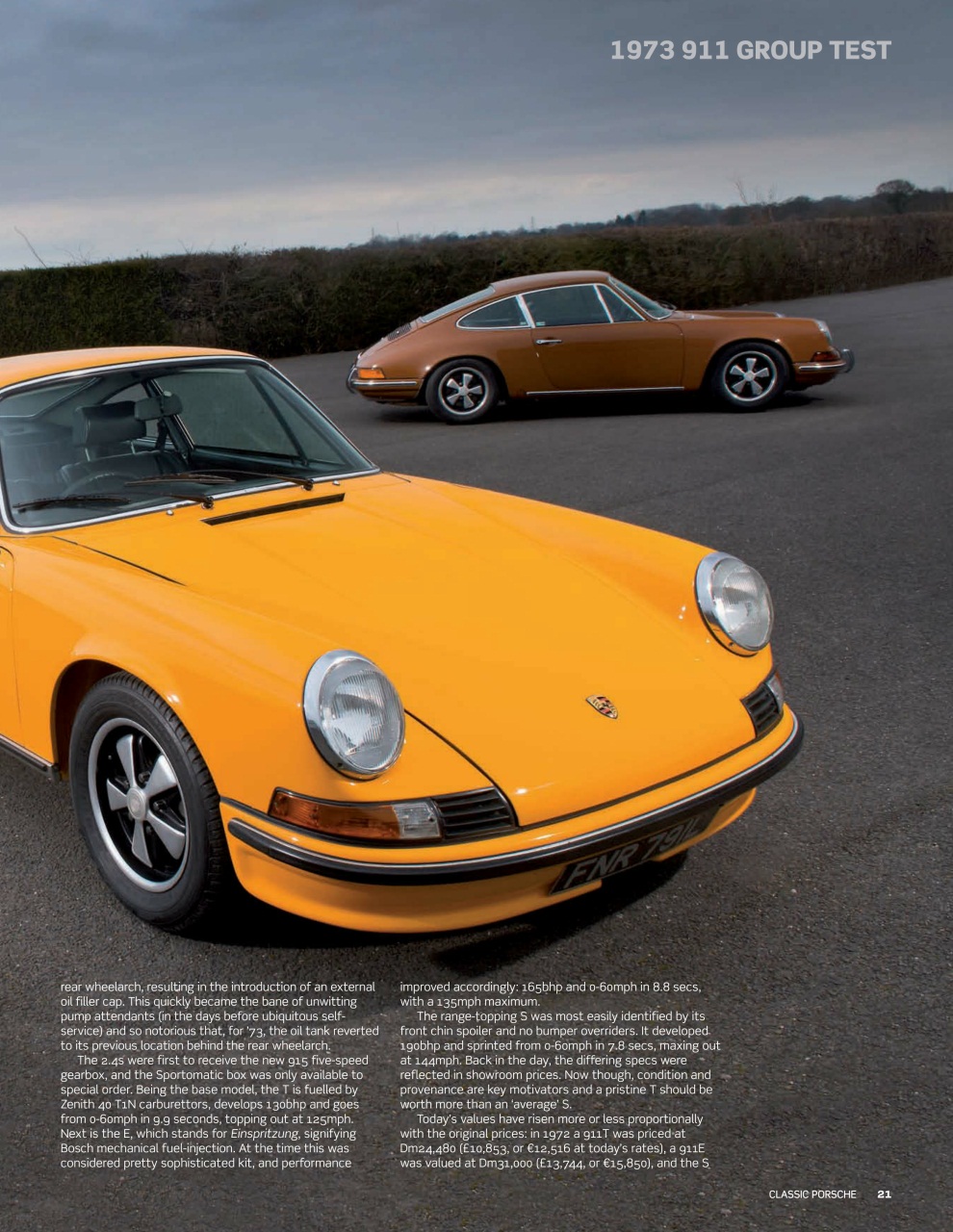 Classic Porsche Preview Pages