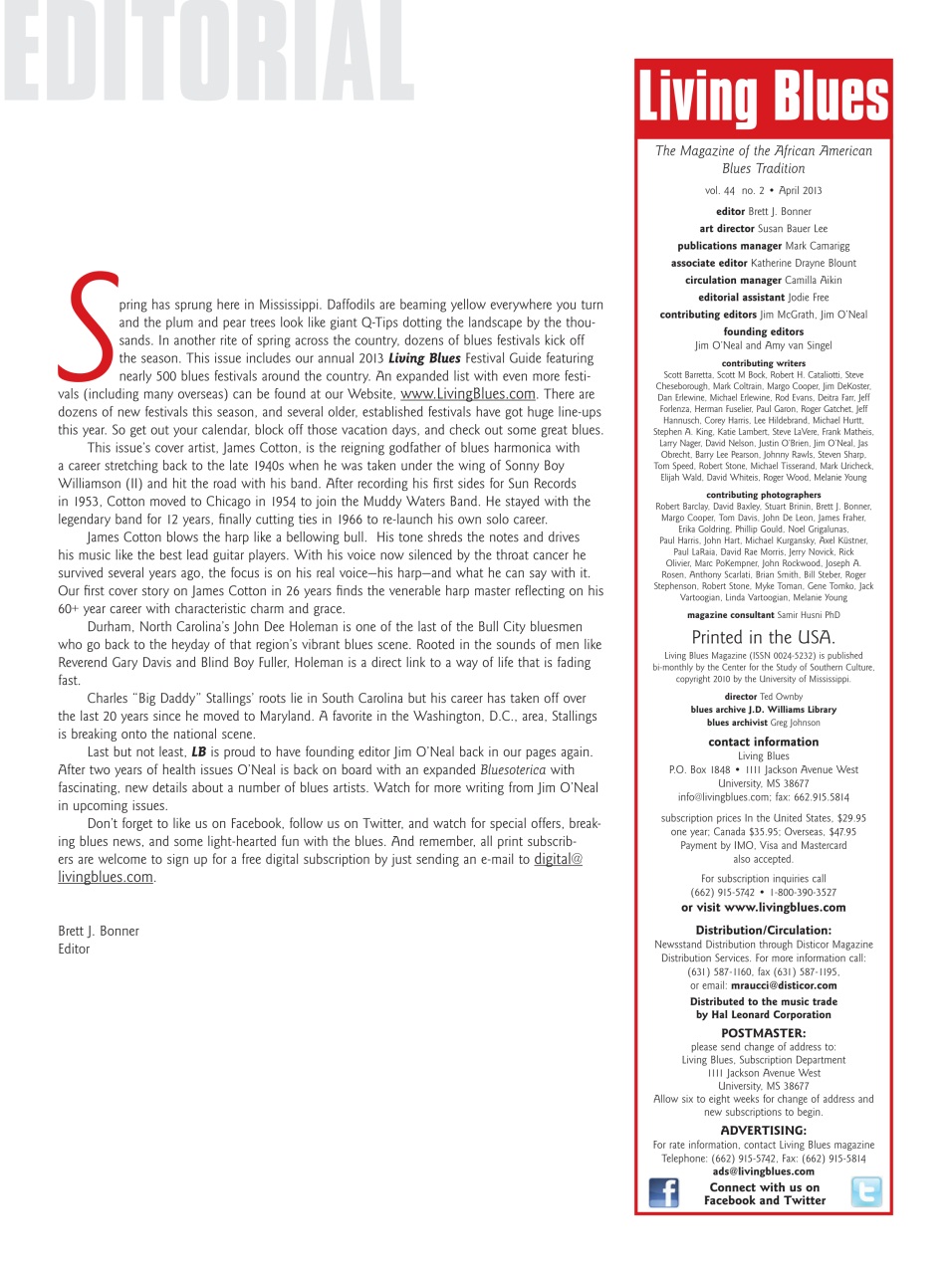 Living Blues Preview Pages