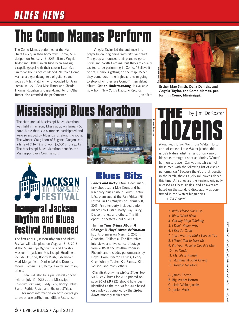 Living Blues Preview Pages