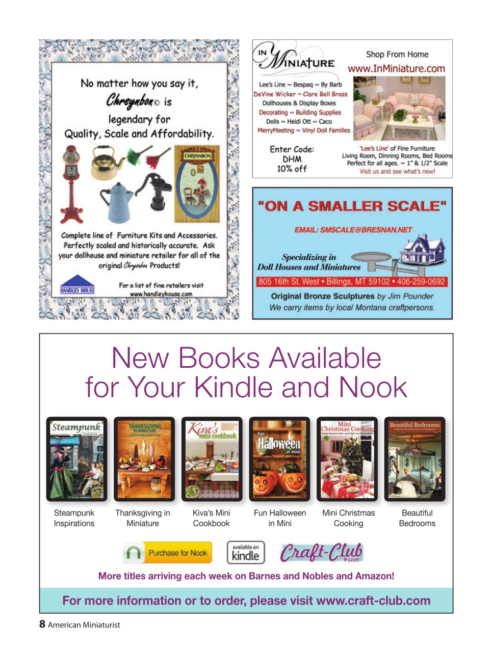 American Miniaturist Preview Pages