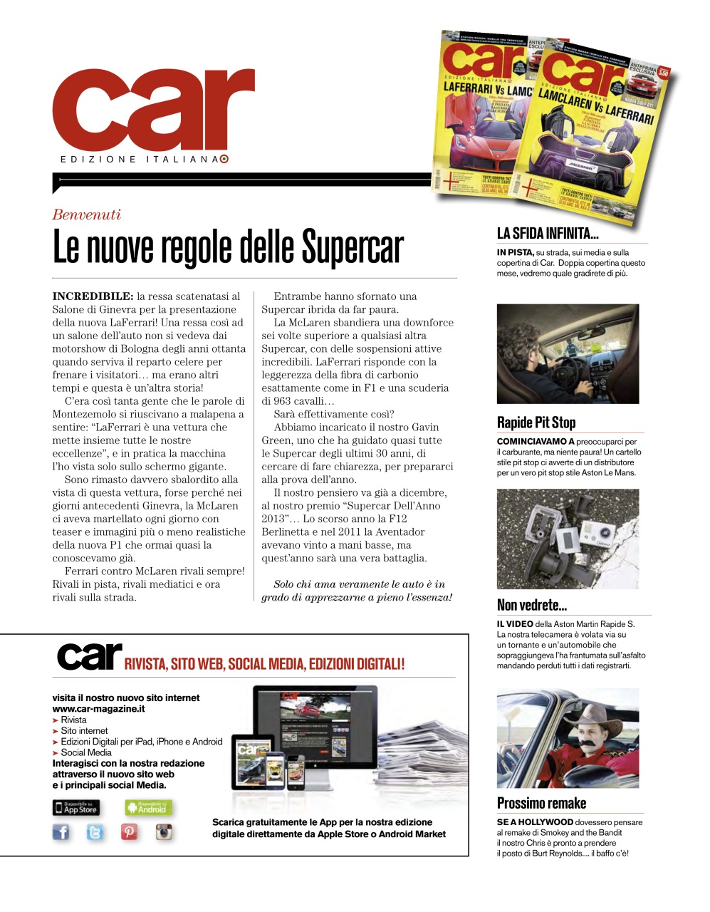 CAR magazine Italia Preview Pages