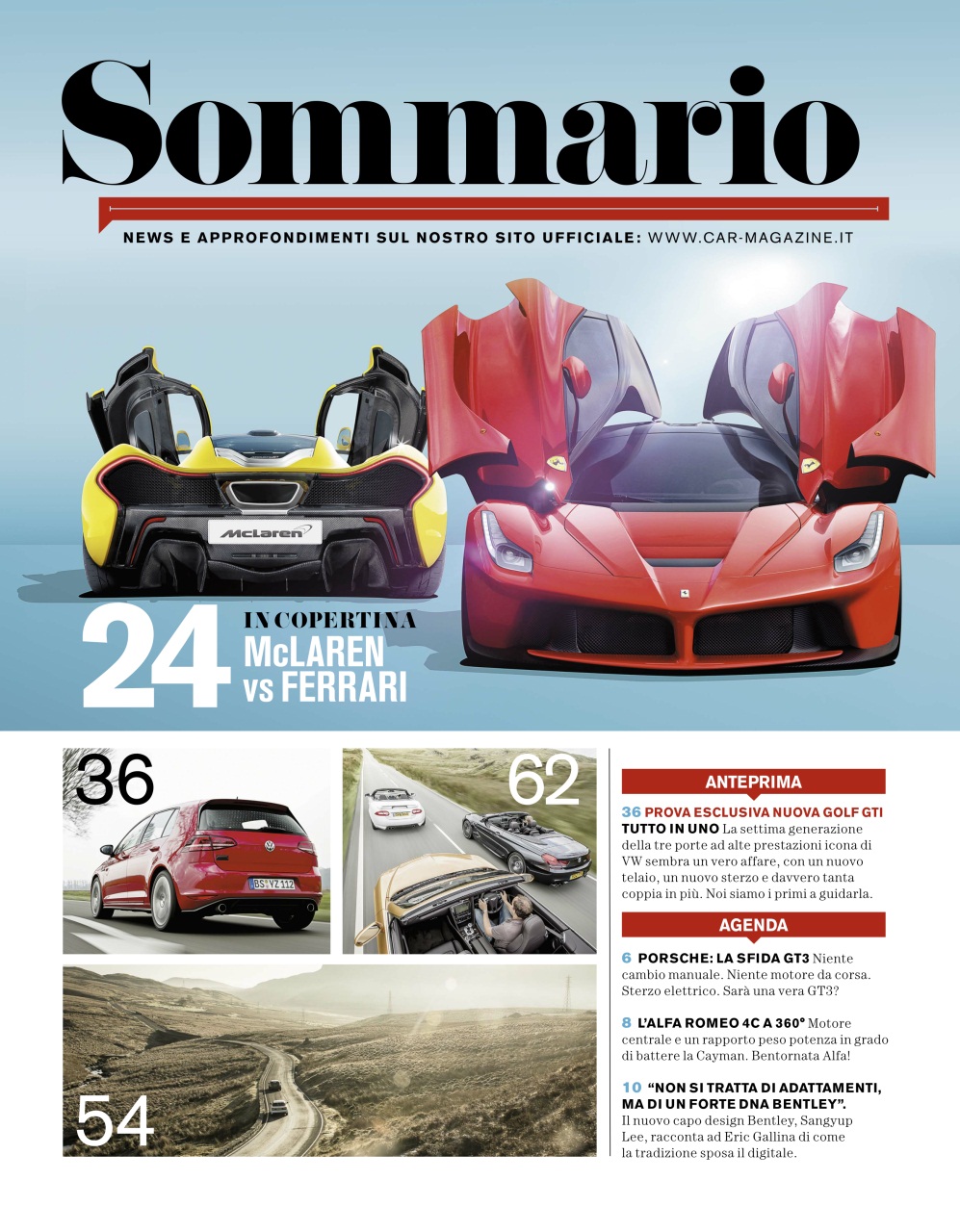CAR magazine Italia Preview Pages