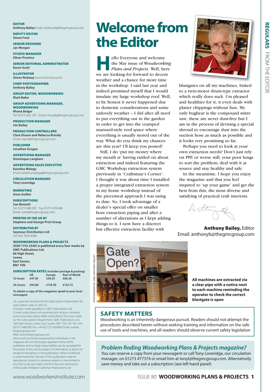Woodworking Crafts Magazine Preview Pages
