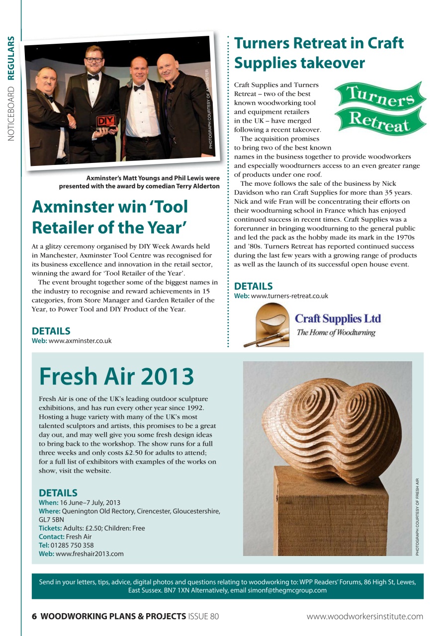 Woodworking Crafts Magazine Preview Pages