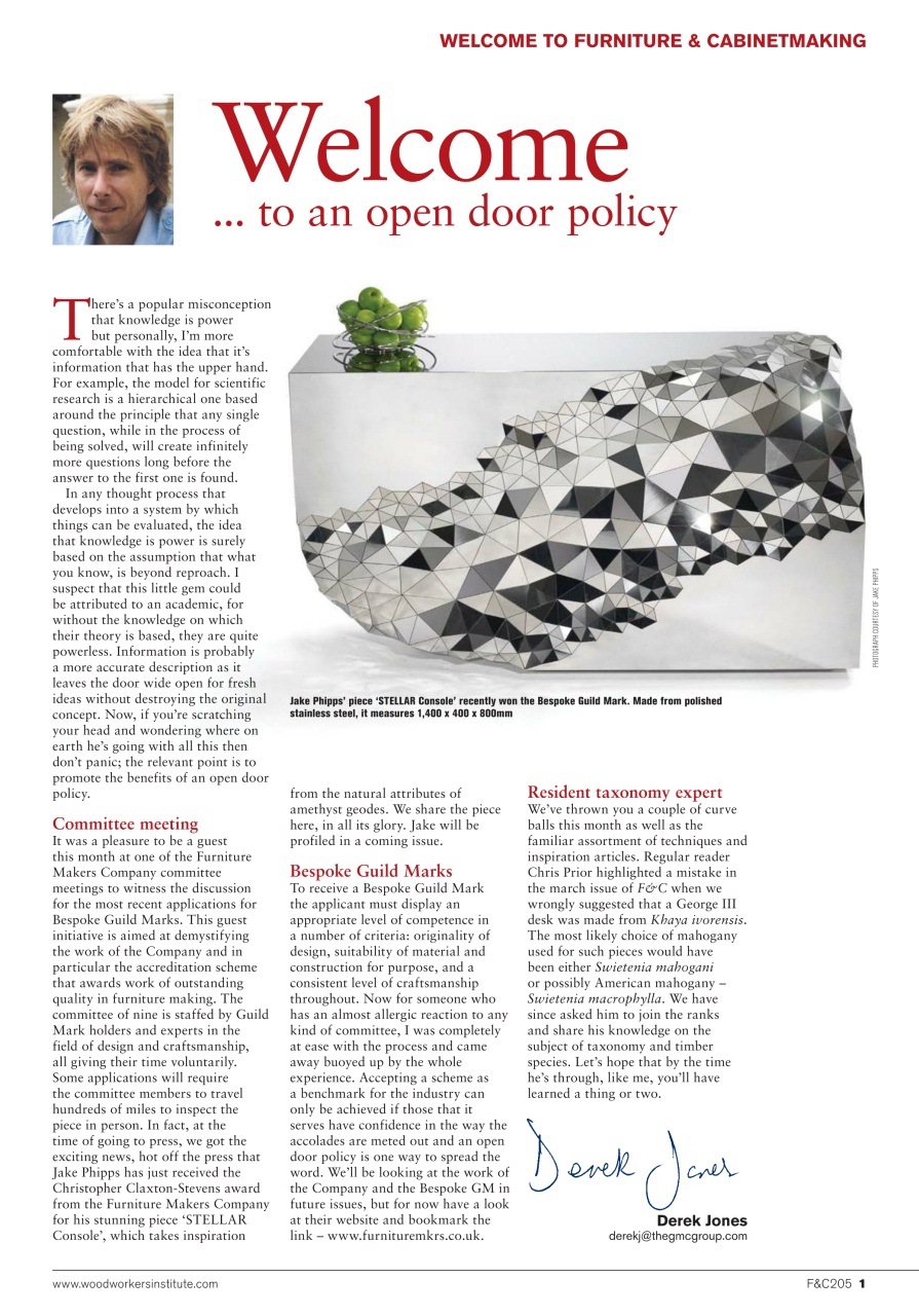 Furniture & Cabinetmaking Preview Pages