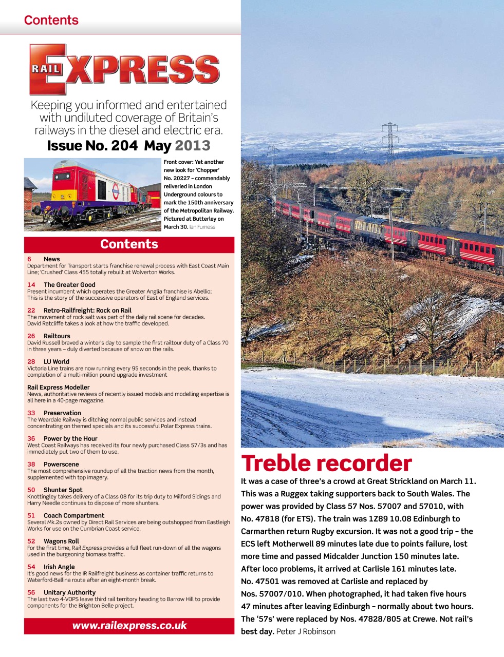 Rail Express Preview Pages