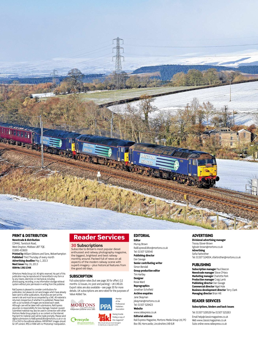 Rail Express Preview Pages