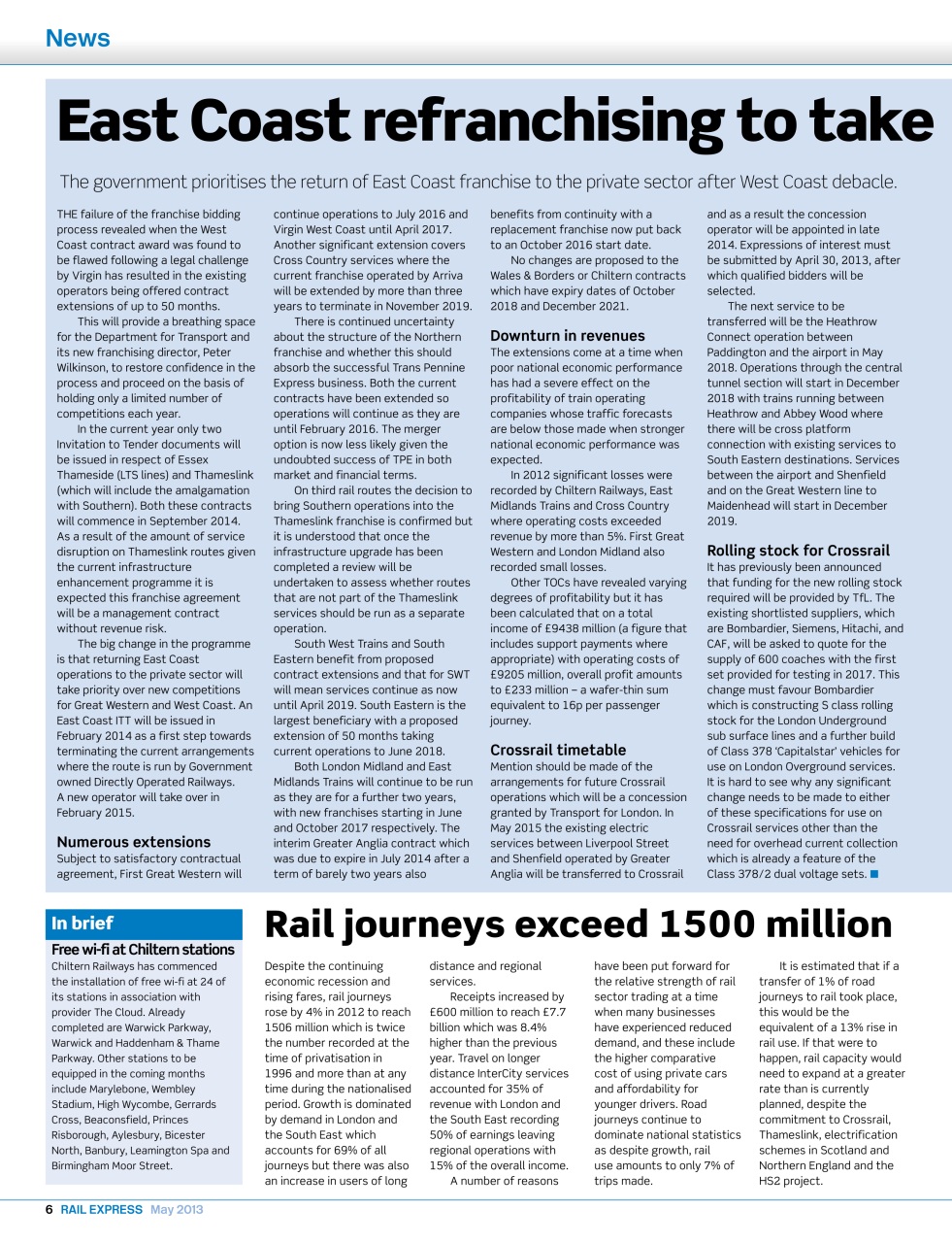 Rail Express Preview Pages