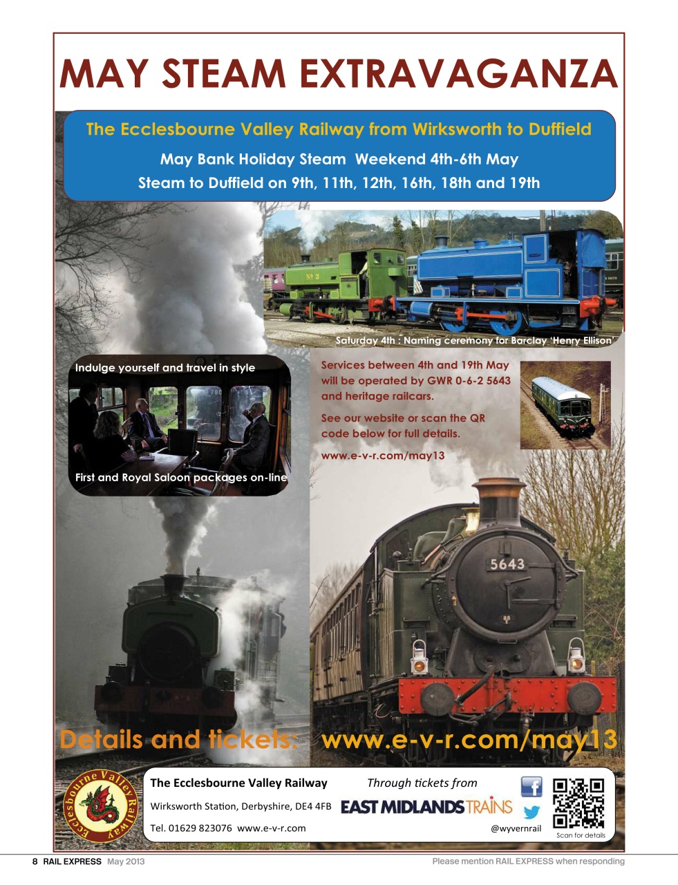 Rail Express Preview Pages