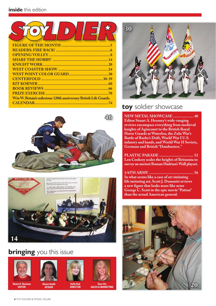 Toy Soldier & Model Figure Preview Pages