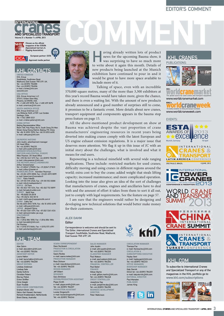 Int. Cranes and Specialized Transp Preview Pages