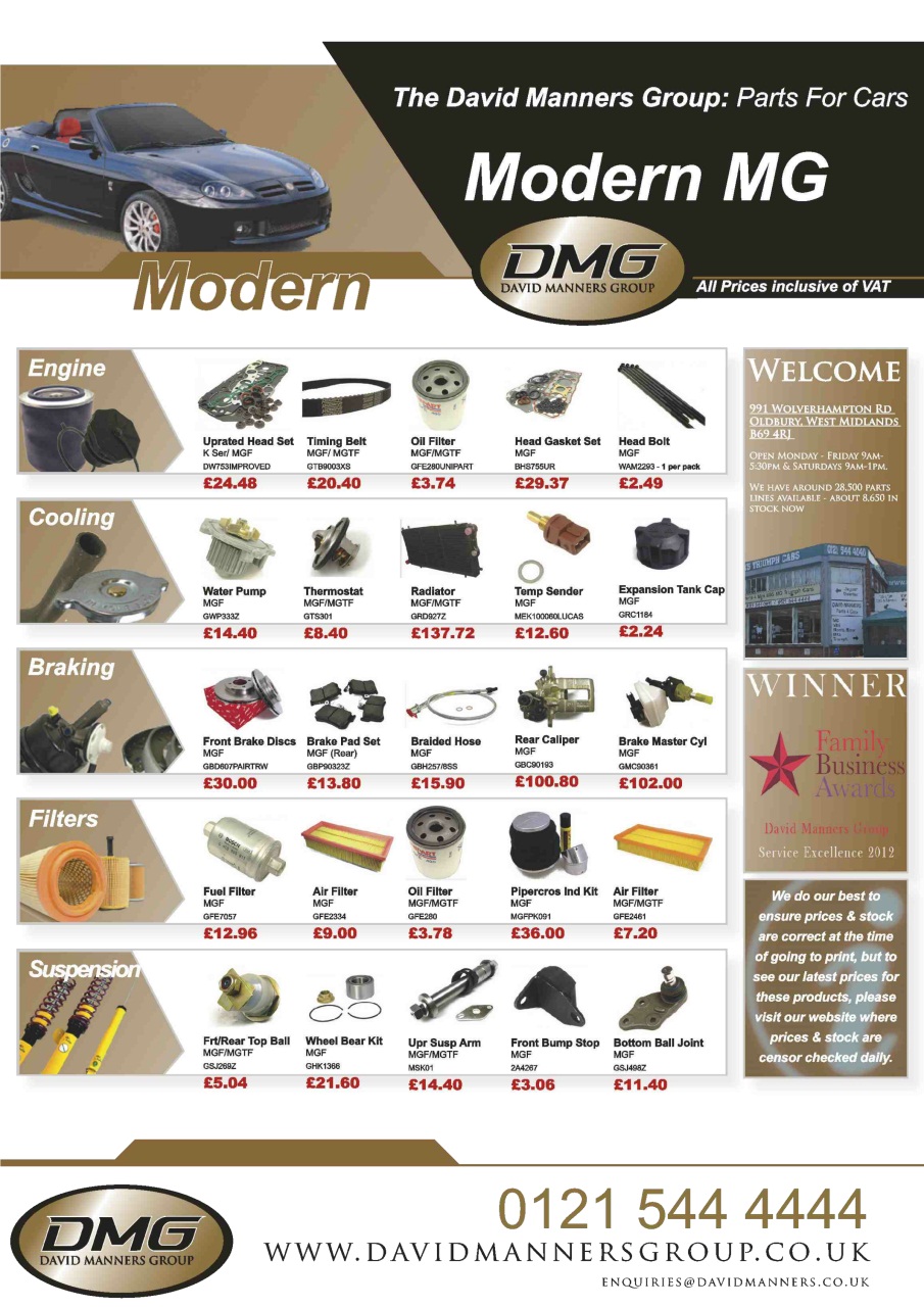 MG Enthusiast Preview Pages