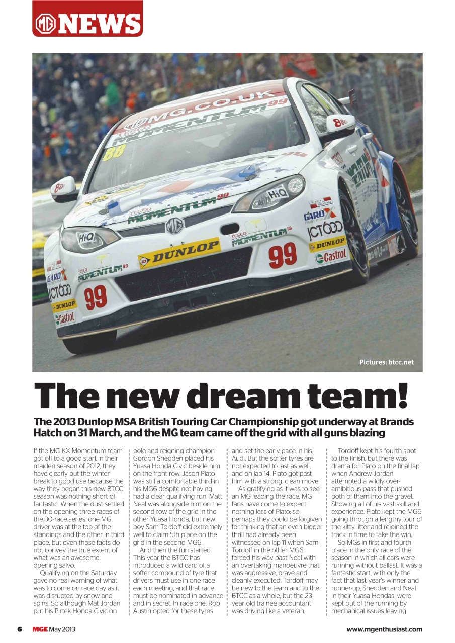 MG Enthusiast Preview Pages