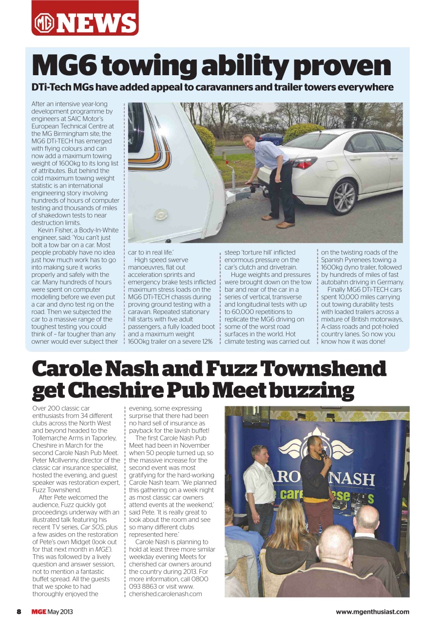 MG Enthusiast Preview Pages