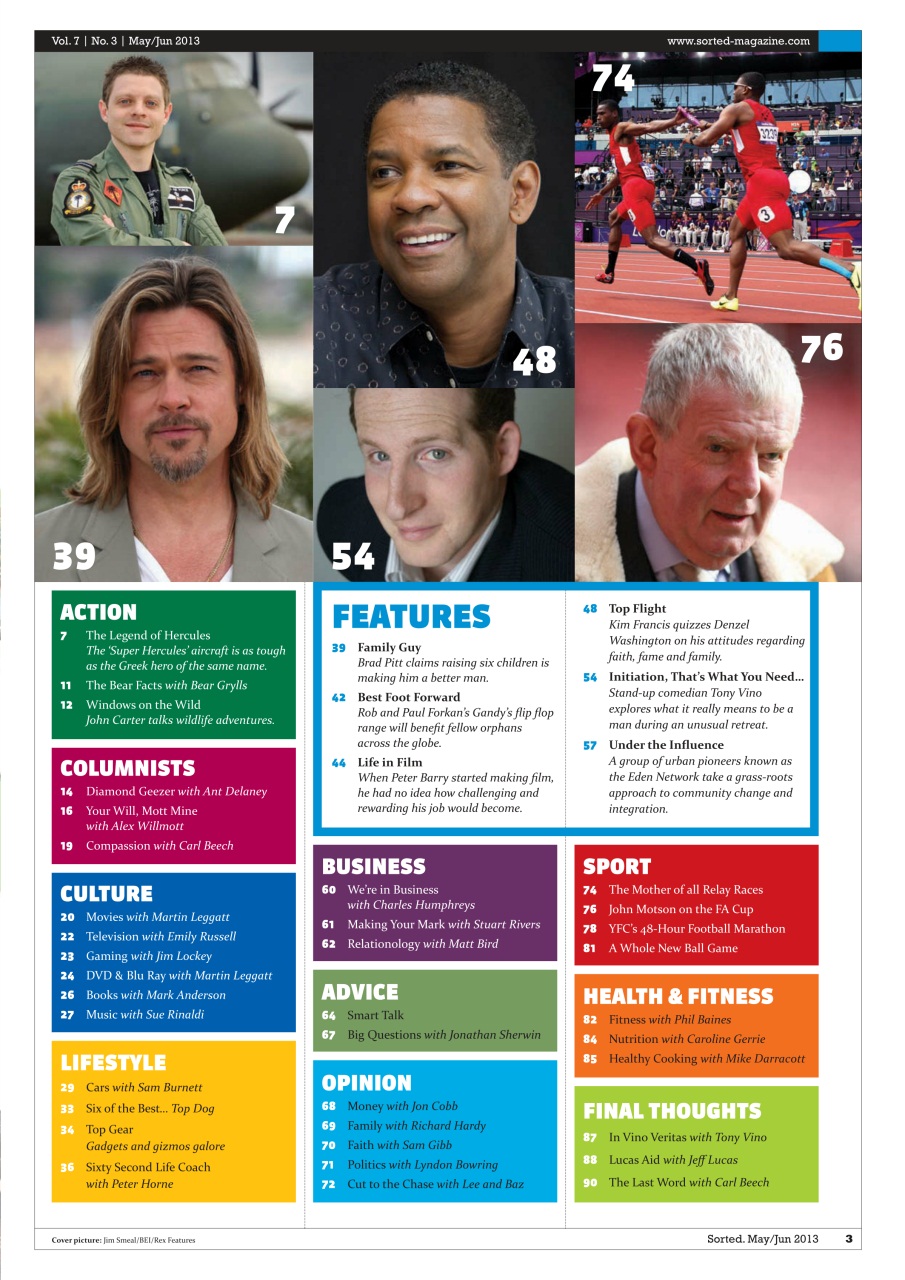 Sorted Magazine – The men's mag with morals Preview Pages