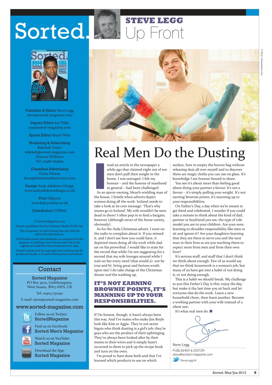 Sorted Magazine – The men's mag with morals Preview Pages