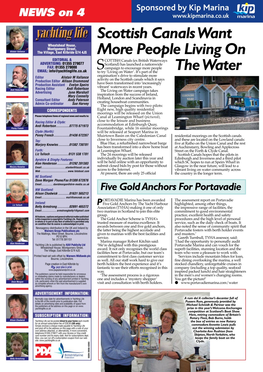 Yachting Life Preview Pages