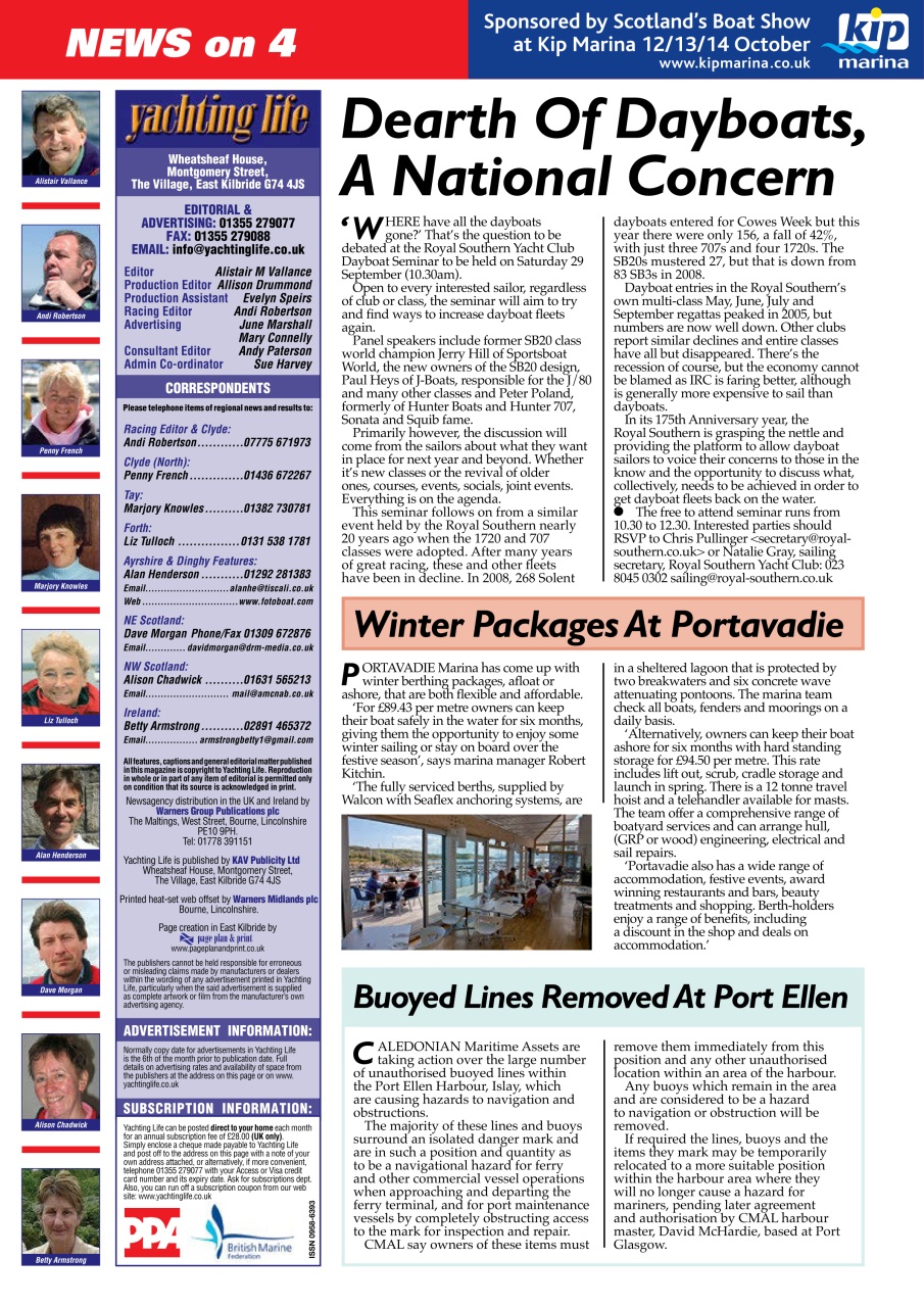 Yachting Life Preview Pages