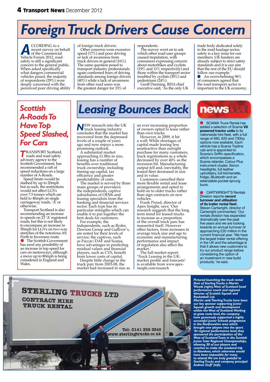 Transport News Preview Pages