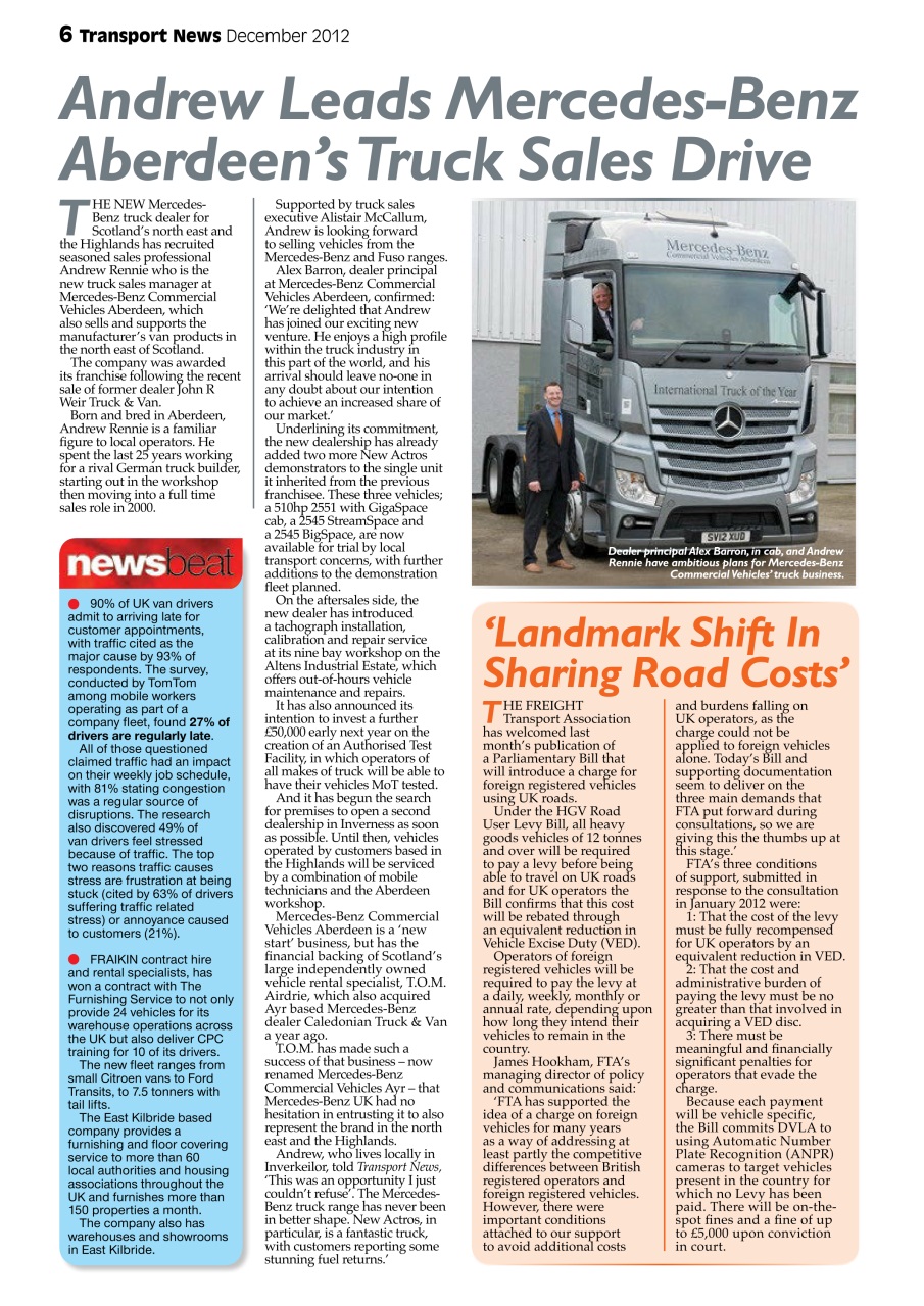 Transport News Preview Pages
