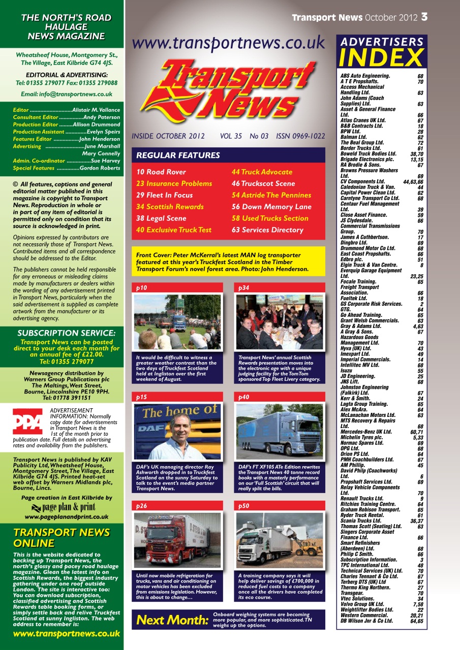 Transport News Preview Pages