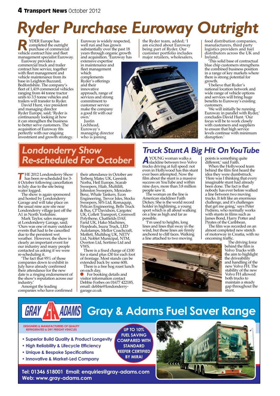 Transport News Preview Pages
