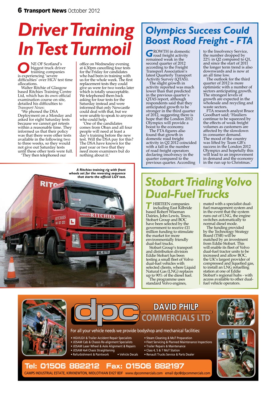 Transport News Preview Pages