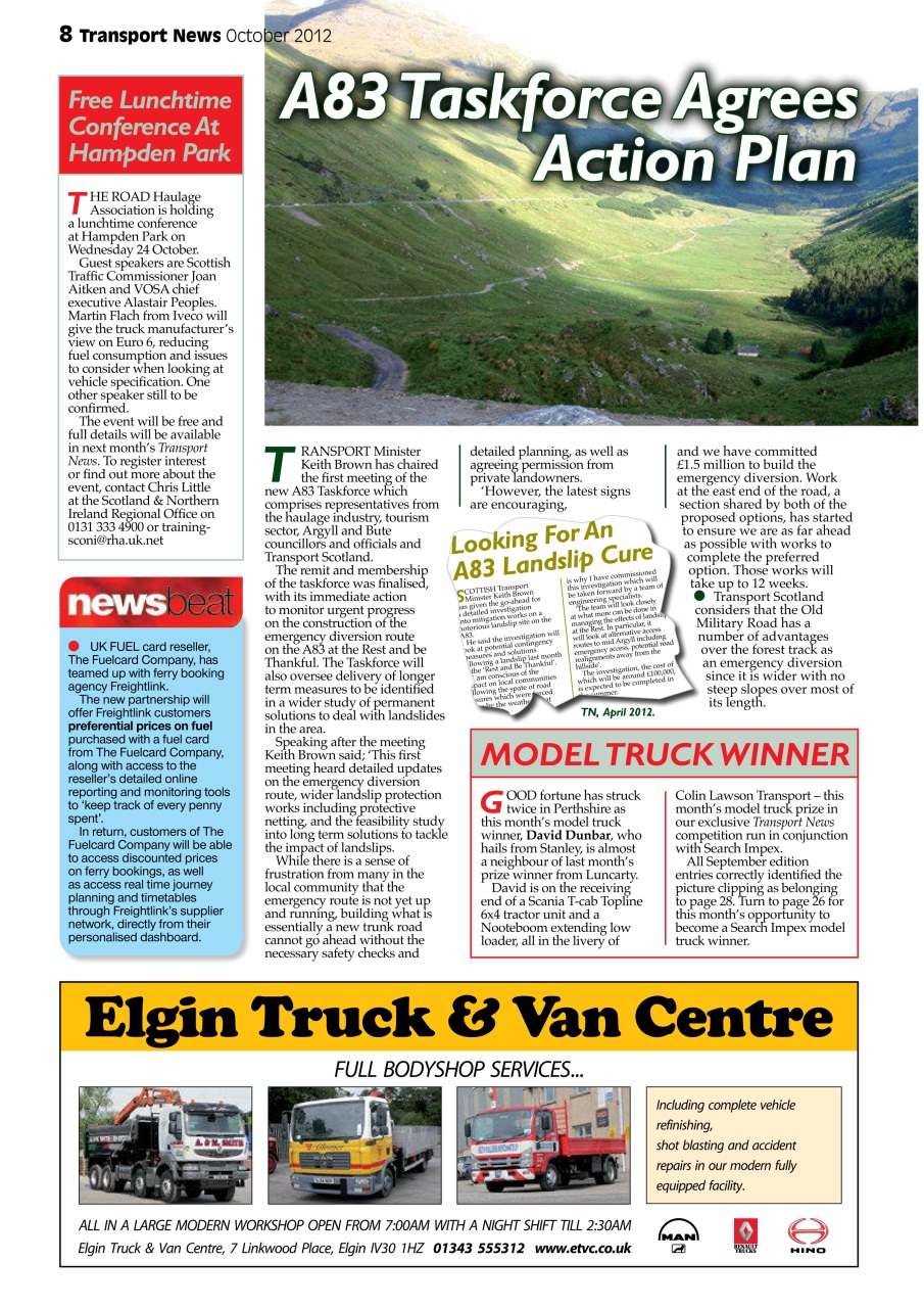 Transport News Preview Pages