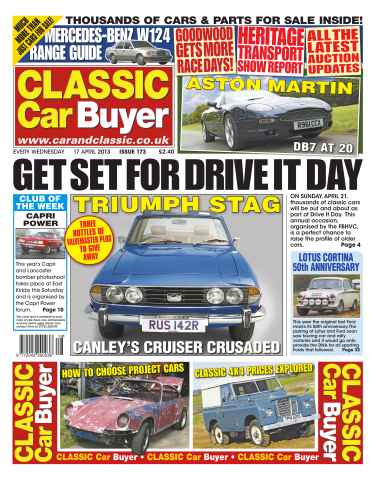 Classic Car Buyer issue CCB 17 April 2013