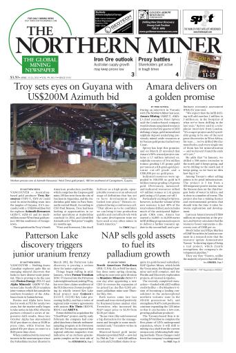 The Northern Miner issue 