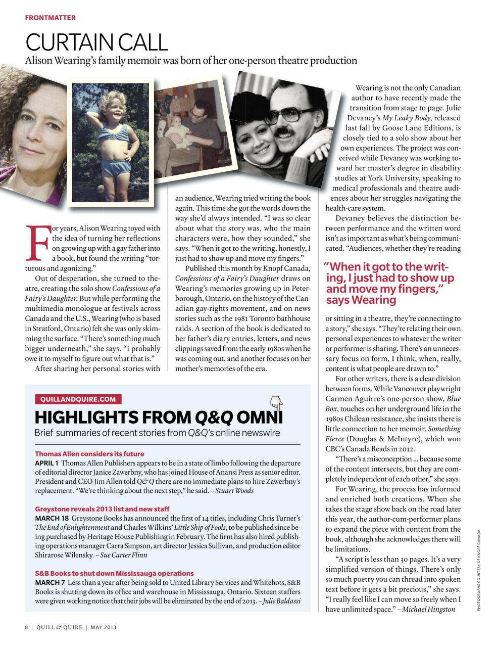 Quill & Quire Preview Pages