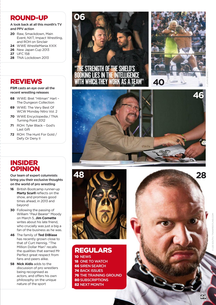 Wrestletalk Magazine Preview Pages