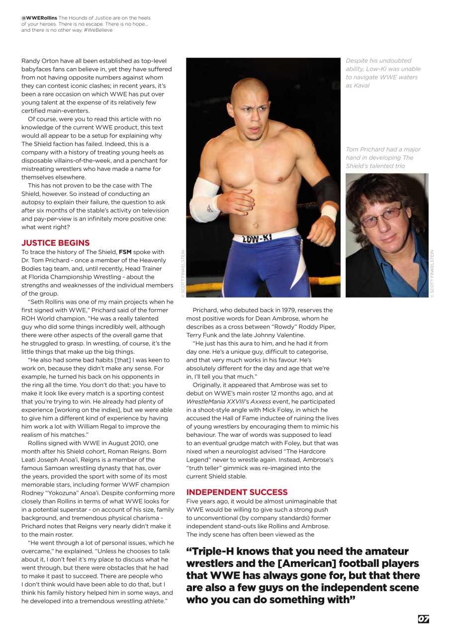 Wrestletalk Magazine Preview Pages