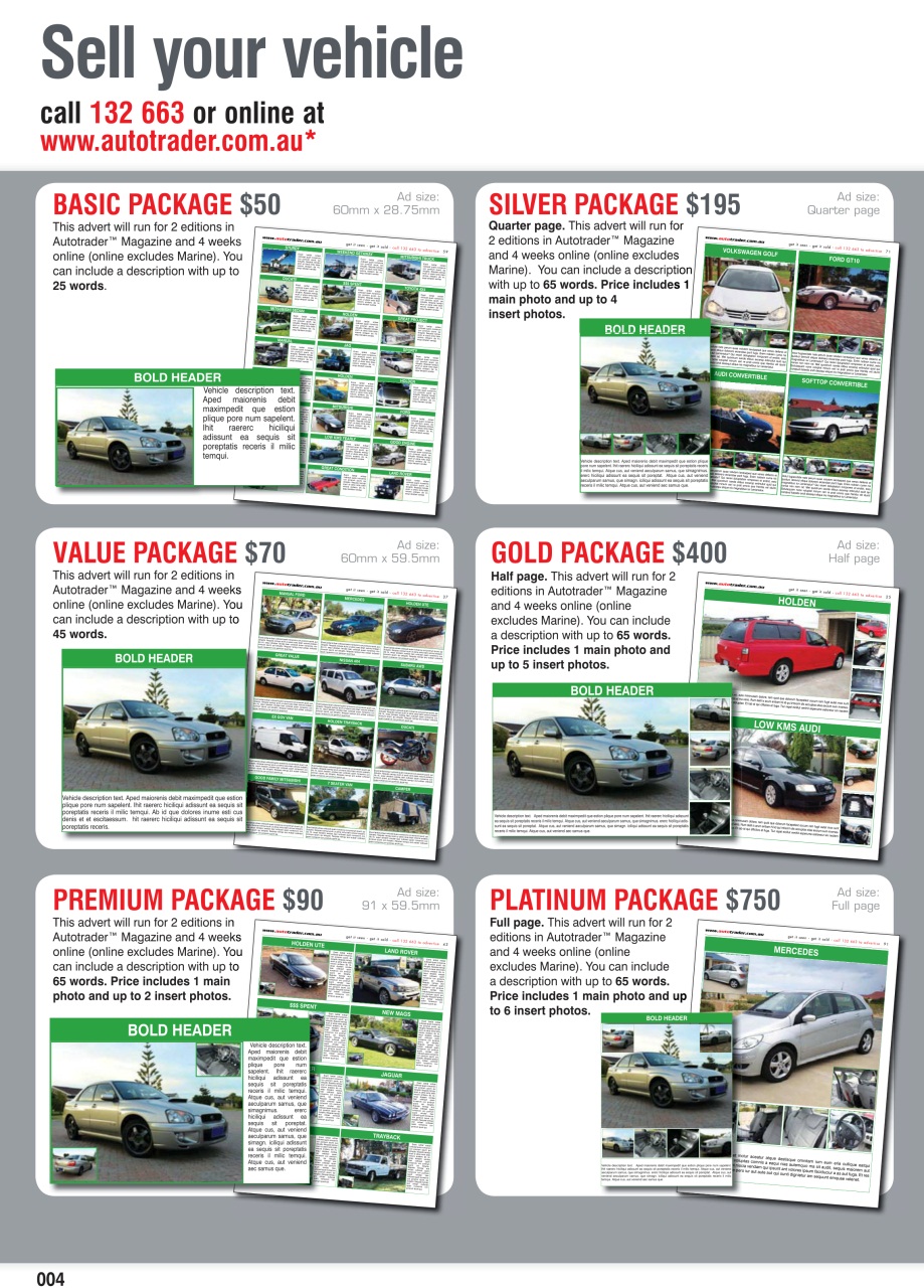 AutoTrader Preview Pages