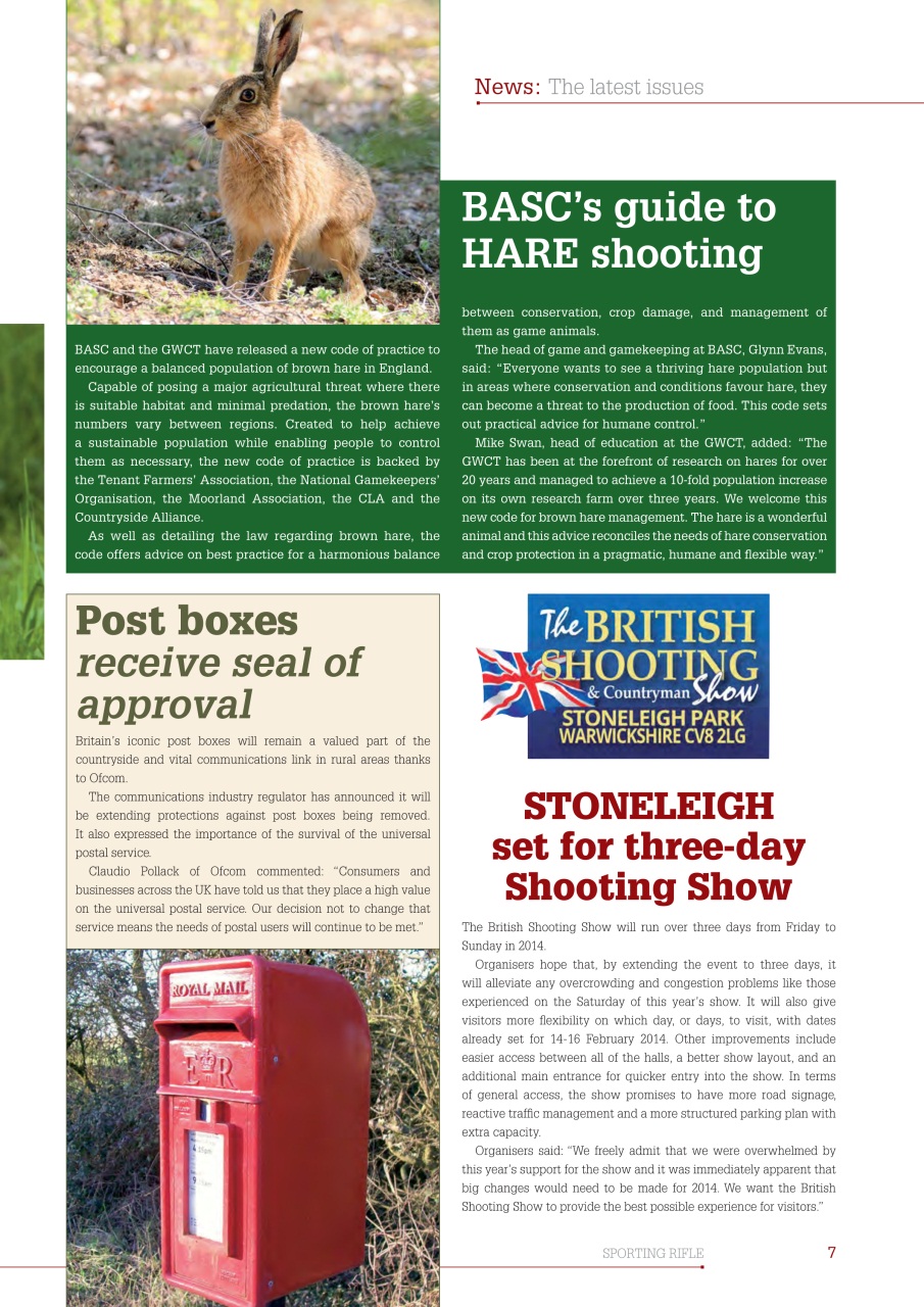 Sporting Rifle Preview Pages