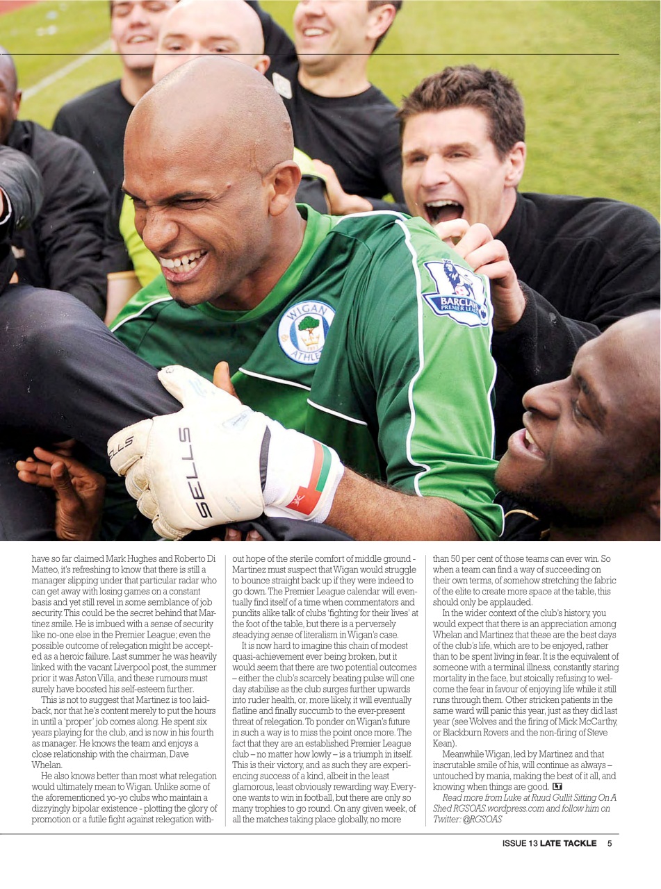 Late Tackle Football Magazine Preview Pages