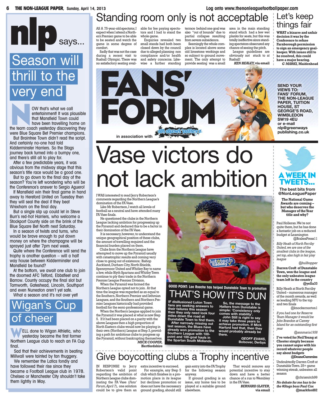The Non-League Football Paper Preview Pages