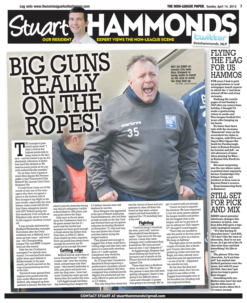 The Non-League Football Paper Preview Pages
