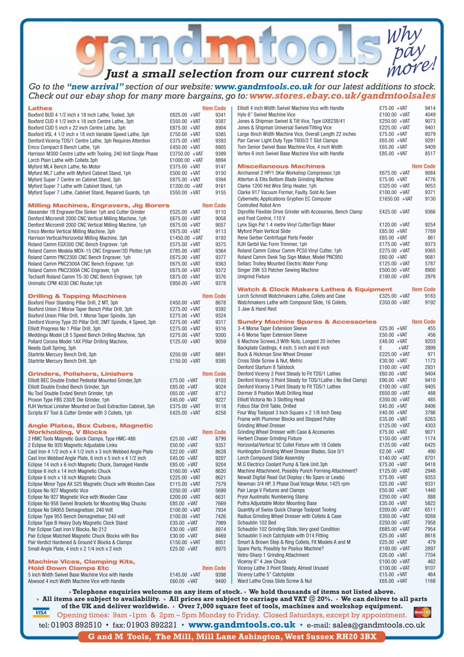 Model Engineer Preview Pages