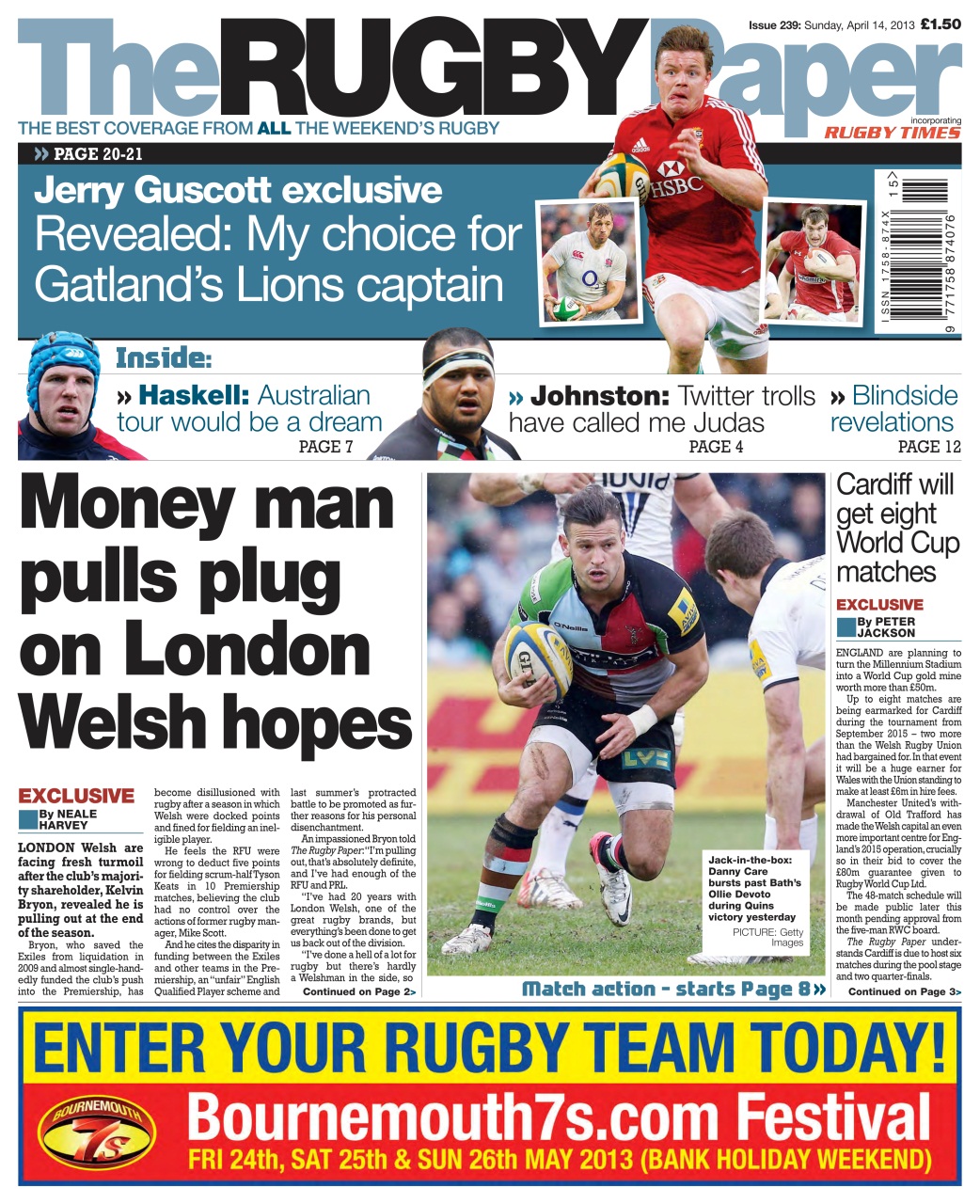 The Rugby Paper Preview Pages