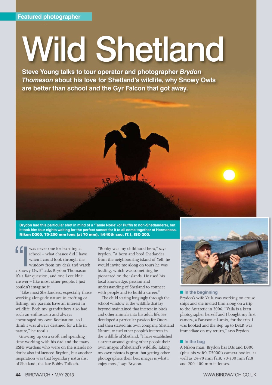 Birdwatch Magazine Preview Pages