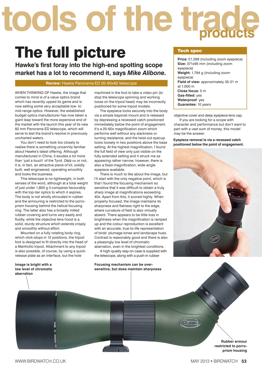 Birdwatch Magazine Preview Pages