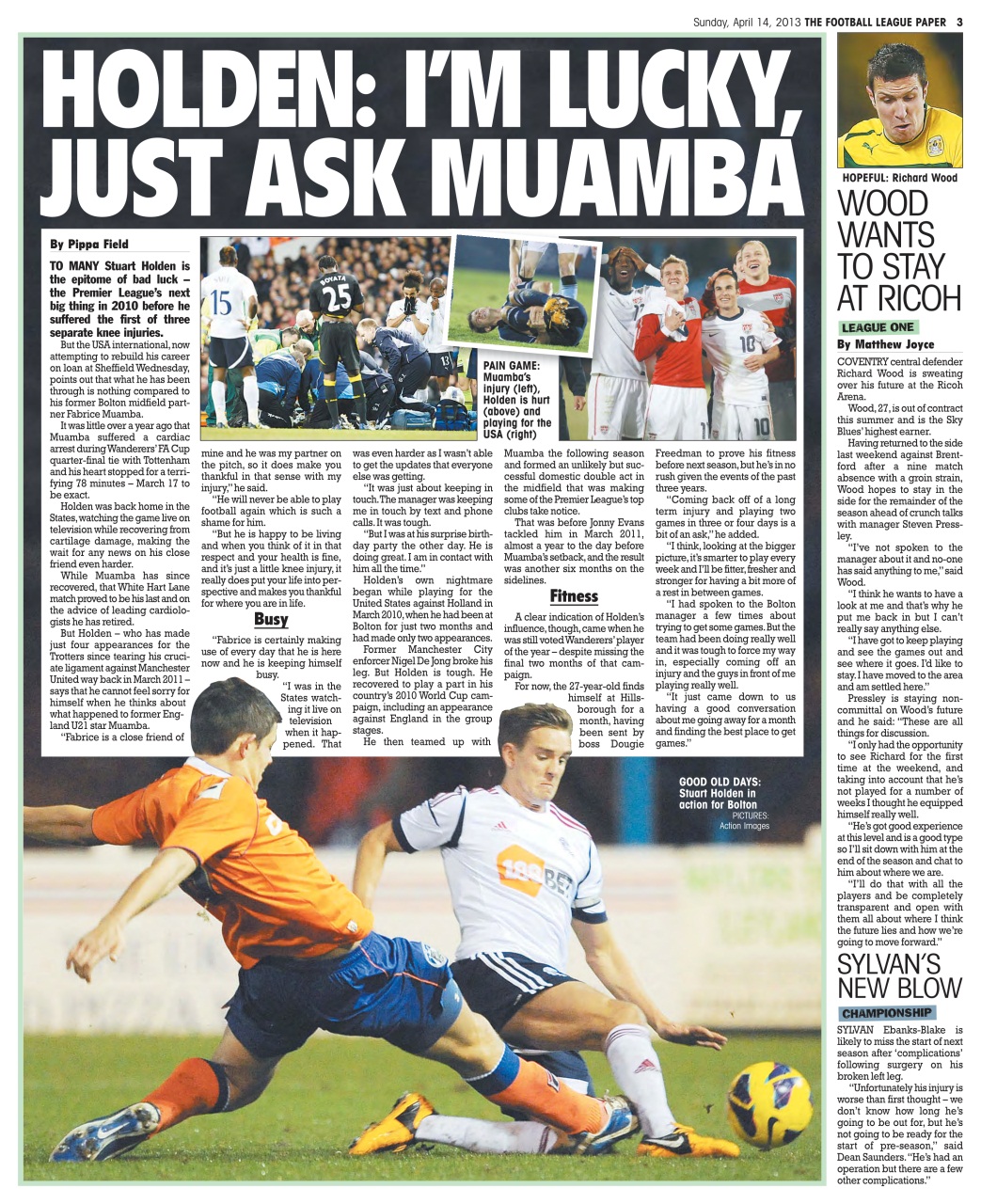 The Football League Paper Preview Pages