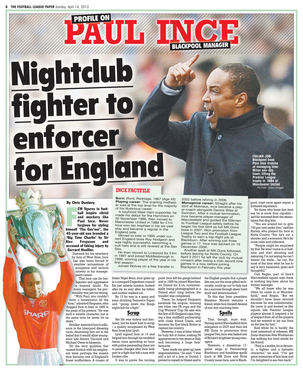 The Football League Paper Preview Pages