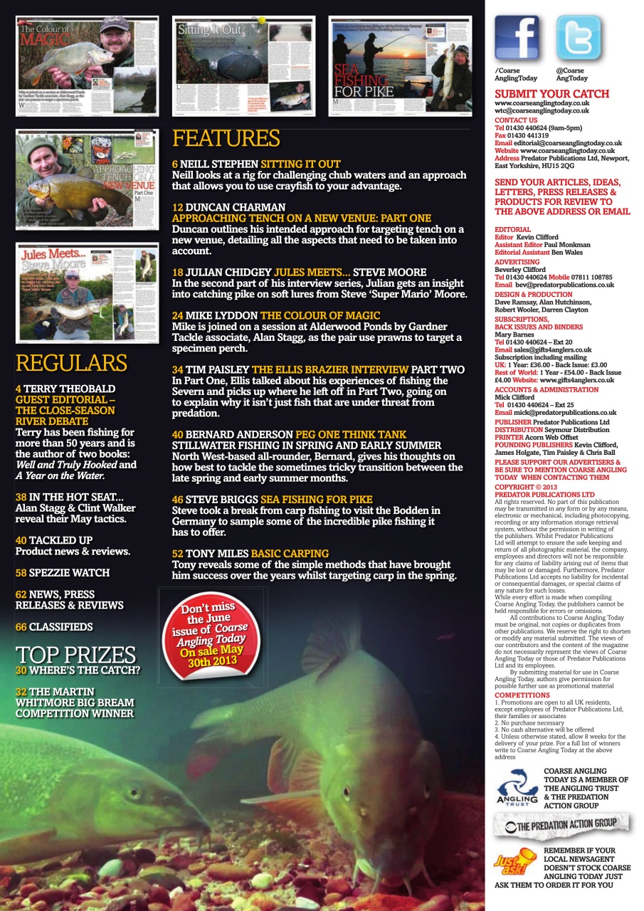 Coarse Angling Today Preview Pages
